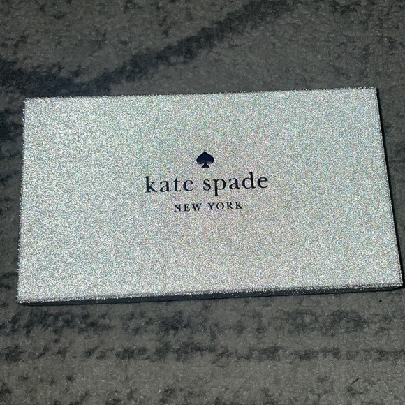 NIB Kate spade Large Slim Glitter Wallet - Picture 7 of 7